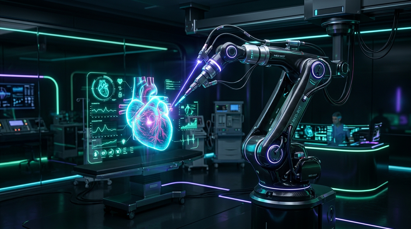 IA na Saúde em 2026: Diagnósticos e Robótica Médica